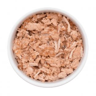 Корм консервированный полнорационный беззерновой для котят и кошек с чувствительным пищеварением с лососем и морской рыбой, 0.1кг