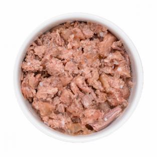 Корм консервированный полнорационный для котят и кошек с телятиной и треской, 0.1кг