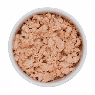 Корм консервированный полнорационный для котят и кошек с индейкой и лососем, 0.1кг