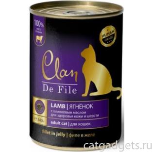 Clan De File консервы для кошек, гусь в желе