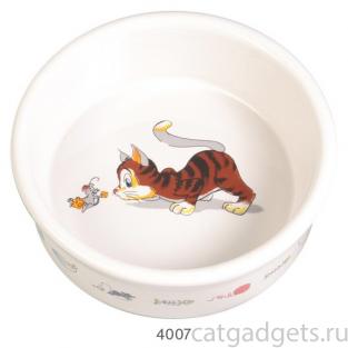 Миска керамическая для кошки 11,5см, 0,2л (4007)