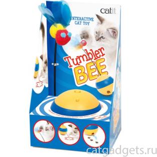 Catit Игрушка пчела-волчок для лакомств с лазерной игрушкой (H431658)