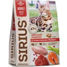 Premium сухой корм для кошек мясной рацион