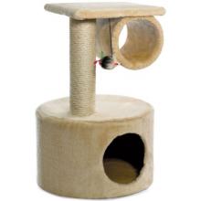 Домик-когтеточка (NT3068) для кошек, сизаль, 39*39*62 см
