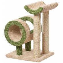Когтеточка для кошек ковролиновая «Труба и седло» 60*47*77 см, сизаль