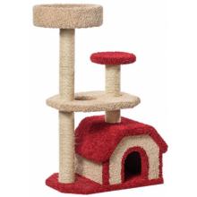 Домик для кошек ковролиновый «Конура» 46*67*116 см, сизаль