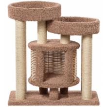 Домик когтеточка для кошек ковролиновый «Понго» 92*52*100 см, сизаль