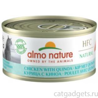 Низкокалорийные консервы для кошек с курицей и киноа (HFC ALMO NATURE LIGHT CATS CHICKEN AND QUINOA)
