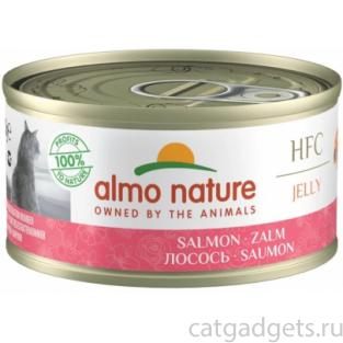 Консервы для кошек с лососем в желе,  HFC Adult Cat Salmon