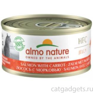 Консервы для кошек с лососем и морковью в желе, Legend HFC Adult Cat Salmon&Carrot
