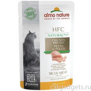 Паучи для кошек "Куриная Грудка" 98,5% мяса, Chicken Breast Alternative