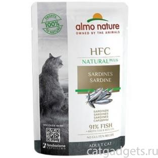 Паучи для кошек с сардинами 91% мяса (Sardines Alternative)