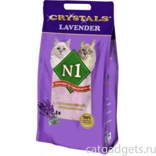 Силикагелевый наполнитель "Лаванда", 5л (Crystals Lavender): Фиолетовый