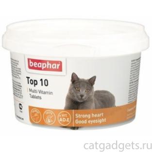 Витамины для кошек (Top 10 for cat),180шт. 