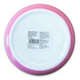 Миска "кошка с бантиком" керамическая, лиловая 370мл, 15*4см Миска "кошка с бантиком" керамическая, лиловая 370мл, 15*4см