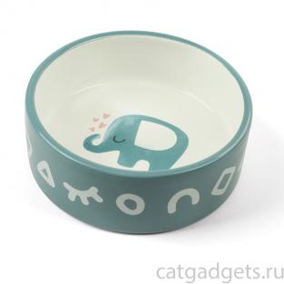 Миска керамическая "Слоник", 0,3л