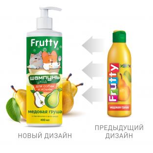 Шампунь-уход Frutty "Медовая груша" для собак и кошек, 400мл