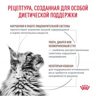 Кусочки в соусе для кошек при лечении ЖКТ Gastro-Intestinal feline Moderate Calorie, 85г