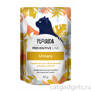 Preventive Line Паучи для кошек Urinary профилактика мочекаменной болезни, 85г