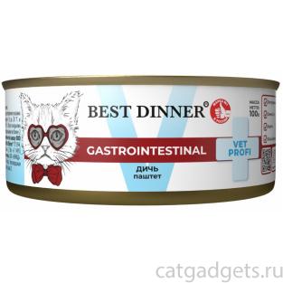 Консервы для кошек GastroIntestinal Дичь, 100г