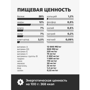 Сухой корм для стерилизованных кошек, с ягнёнком и овощами, Sterilised Lamb&Vegetables, 0.4кг