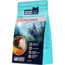 Сухой корм для стерилизованных кошек Утка с клюквой, 0,4кг