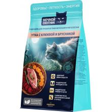 Сухой корм для кошек профилактика МКБ Утка с клюквой и брусникой, 0,4кг