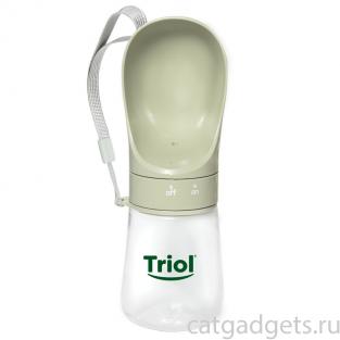 Поилка дорожная для животных "Компакт", оливковая, 300мл, d7,5*21,5см, серия TRAVEL Поилка дорожная для животных "Компакт", оливковая, 300мл, d7,5*21,5см, серия TRAVEL