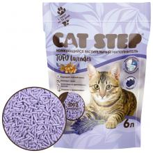 Наполнитель комкующийся растительный CAT STEP Tofu Lavender, 6л, 2,7кг