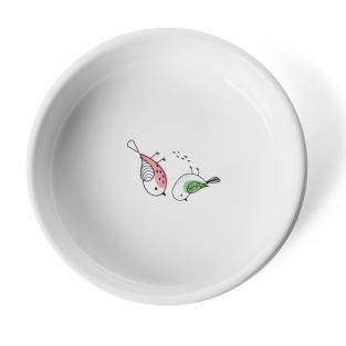 Миска керамическая "Птички", 0,35л