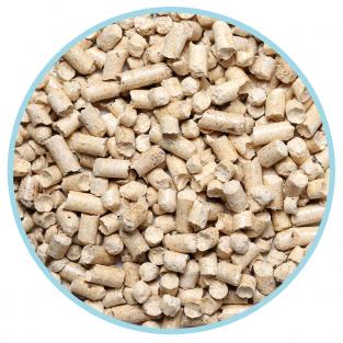 Наполнитель древесный впитывающий, крупные гранулы, 3кг