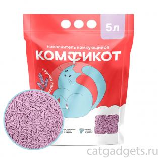 Наполнитель тофу комкующийся горная лаванда, 5л/2,3кг Наполнитель тофу комкующийся горная лаванда, 5л/2,3кг