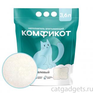 Наполнитель силикагелевый впитывающий без аромата, 3,6л/1,42кг