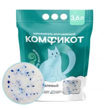 Наполнитель силикагелевый впитывающий морской бриз, 3,6л/1,42кг