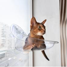 Гамак на окно для кошек "Безмятежность", 48*31*19см