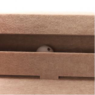 Домик для животных из войлока "Вигвам", бежевый, 44*33*38см