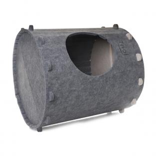 Домик для животных из войлока "Пещера", серый, 40,5*40,5*42см