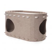 Домик для животных из войлока "Крепость", бежевый, 58*33*30см