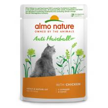 Паучи для взрослых кошек: с курицей в соусе, выведения шерсти Anti hairball, 85г
