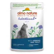 Паучи для взрослых кошек: сельдь и форель в соусе, поддержание пищеварения Holistic Functional, Intestinal help, Herring and Trout, 85г