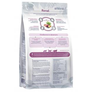 FLORIDA vet Renal Сухой ветеринарный диетический корм для кошек для поддержания функции почек при хронической и острой недостаточности, 0.35кг