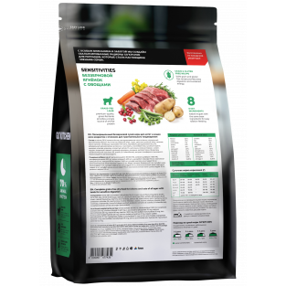 Беззерновой корм для котят и кошек всех возрастов с ягнёнком для чувствительного пищеварения, SENSITIVITIES Lamb, 0.4кг