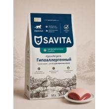 Savita Preventive Line Hypoallergenic Сухой корм для взрослых кошек с уткой Гипоаллергенный, 0.4кг
