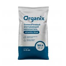 Наполнитель силикагелевый впитывающий без отдушки Atlantic Blue, 50л/20кг