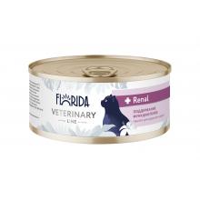 Консервы диетические Renal для взрослых кошек, поддержание функции почек, 100г