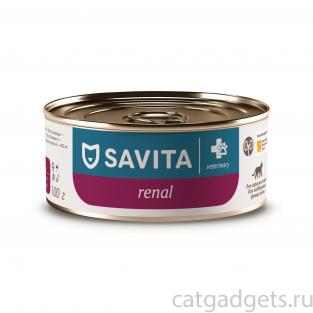 Консервы диетические Renal для взрослых кошек, поддержание функции почек, 100г