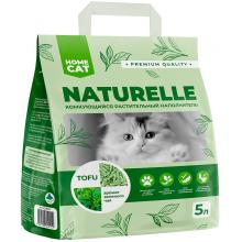 Комкующийся растительный наполнитель NATURELLE TOFU с ароматом зеленого чая 5л, 2кг