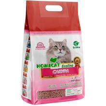 Комкующийся наполнитель Эколайн с ароматом сакуры 12л, 5кг