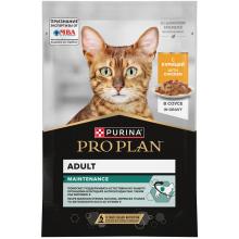 Паучи для взрослых кошек курица в соусе, MAINTENANCE, 85г