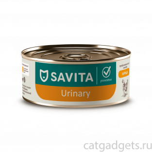 SAVITA prof консервы Urinary для кошек профилактика МКБ с курицей. Ветеринарный, диетический, 100г SAVITA prof консервы Urinary для кошек профилактика МКБ с курицей. Ветеринарный, диетический, 100г